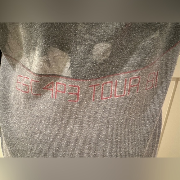 Vintage Journey 1981 Original Escape Tour Raglan Tee Shirt 3/4 Sleeve L Large - Picture 6 of 8